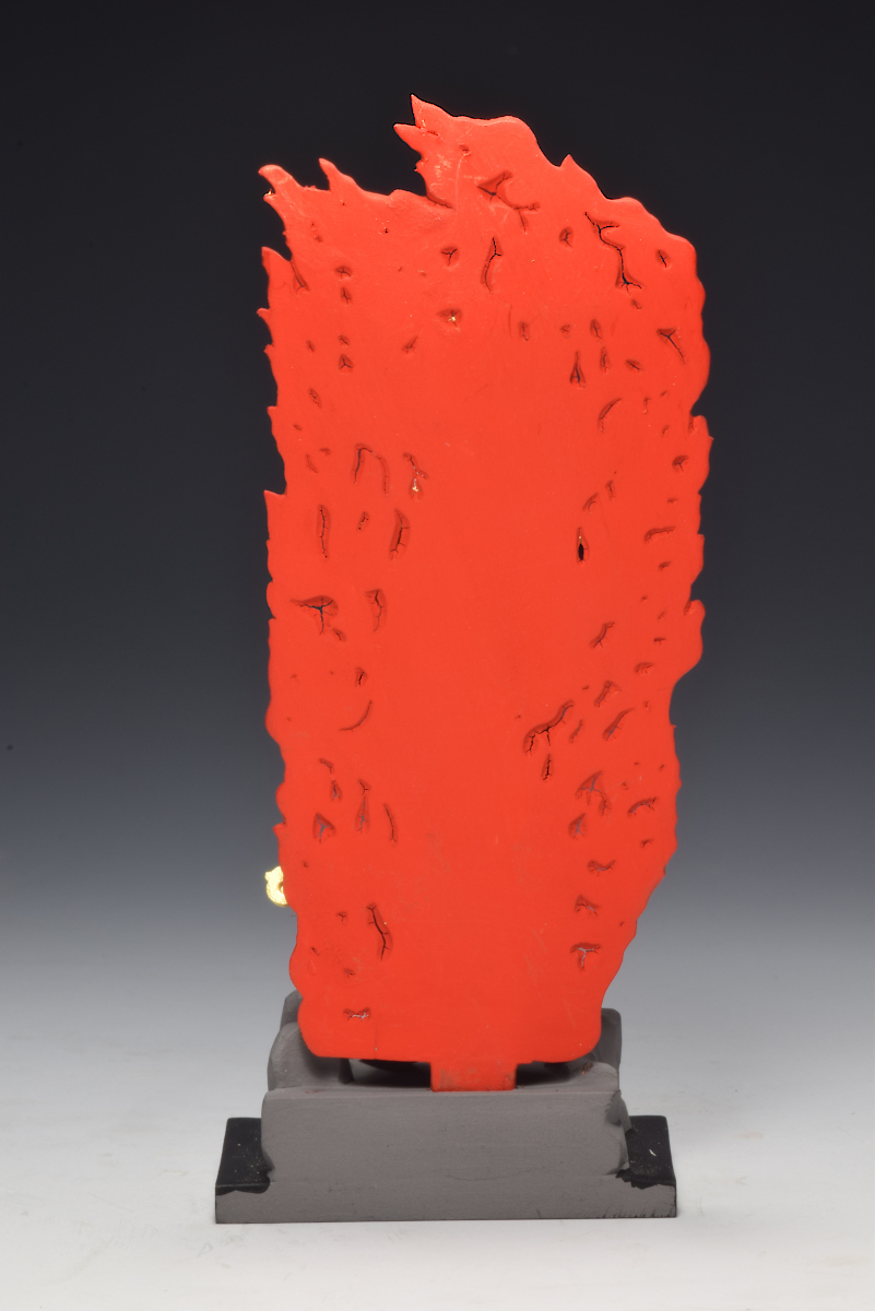 彩色 不動明王 立像 11.5cm（柘植） ｜【風水】 | 天然石